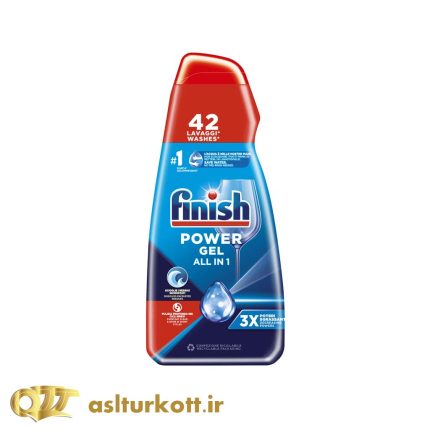 ژل ظرفشویی اروپایی فینیش مدل All In 1 Max حجم 940 میلی لیتر  برای 42بار اتفادها Finish European dishwasher gel, model