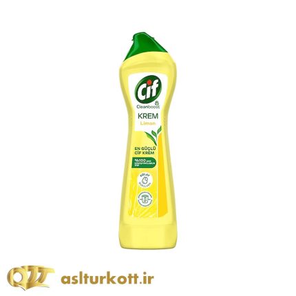 کرم تمیز کنند ه جیف CIF رایجه لیمو 500 میلی CIF Cleanboost KREM Limon