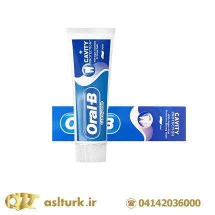 خمیردندان اورال بی cavity حجم 100 میلی oralb cavity protect